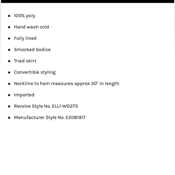 Strapless, mid length dress - Picture 2 of 4